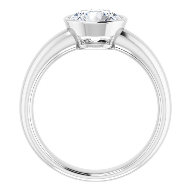 1.50 carat Round Lab-Grown GH/VS2+ Modern Solitaire Engagement Ring in PLAT | ViewB_4 1.50 carat Round Lab-Grown GH/VS2+ Modern Solitaire Engagement Ring in PLAT | ViewB_4