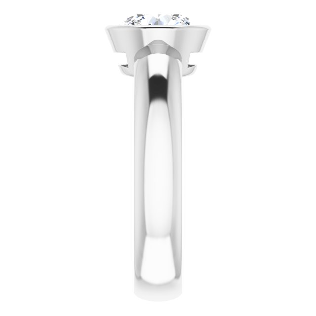 1.50 carat Round Lab-Grown GH/VS2+ Modern Solitaire Engagement Ring in PLAT | ViewE 1.50 carat Round Lab-Grown GH/VS2+ Modern Solitaire Engagement Ring in PLAT | ViewE
