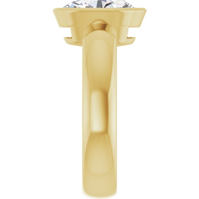 3.00 carat Oval Lab-Grown EF/VS1+ Modern Solitaire Engagement Ring in 14KY | ViewE 3.00 carat Oval Lab-Grown EF/VS1+ Modern Solitaire Engagement Ring in 14KY | ViewE