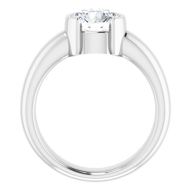 1.50 carat Round Lab-Grown GH/VS2+ Classic Solitaire Engagement Ring in 14KW | ViewB_4 1.50 carat Round Lab-Grown GH/VS2+ Classic Solitaire Engagement Ring in 14KW | ViewB_4