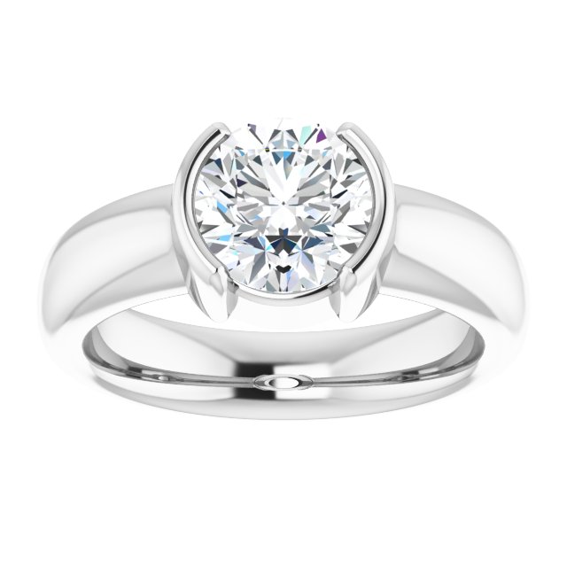 1.50 carat Round Lab-Grown GH/VS2+ Classic Solitaire Engagement Ring in 14KW | ViewS 1.50 carat Round Lab-Grown GH/VS2+ Classic Solitaire Engagement Ring in 14KW | ViewS