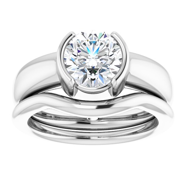 1.50 carat Round Lab-Grown GH/VS2+ Classic Solitaire Engagement Ring in 14KW | AllComponents_ViewS 1.50 carat Round Lab-Grown GH/VS2+ Classic Solitaire Engagement Ring in 14KW | AllComponents_ViewS