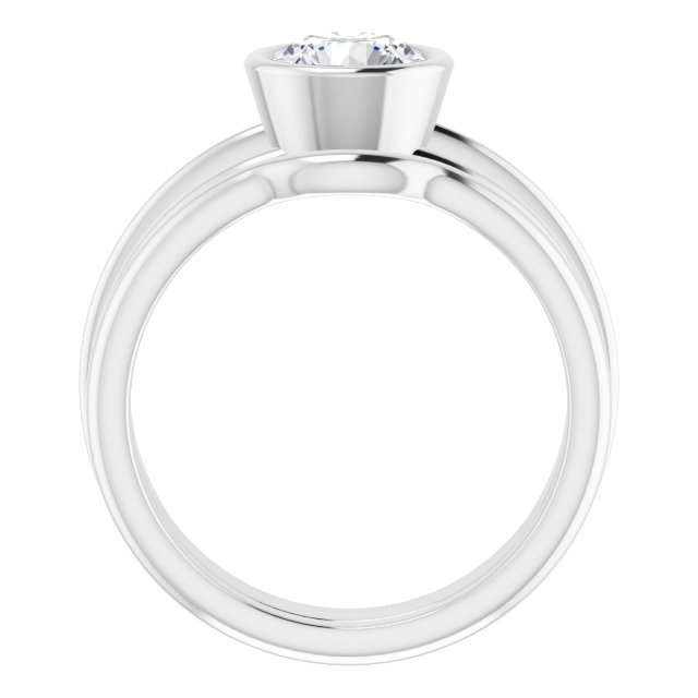 1.00 carat Round Diamond GH/VS2+ Classic Solitaire Engagement Ring in 14KW | AllComponents_ViewB_4 1.00 carat Round Diamond GH/VS2+ Classic Solitaire Engagement Ring in 14KW | AllComponents_ViewB_4