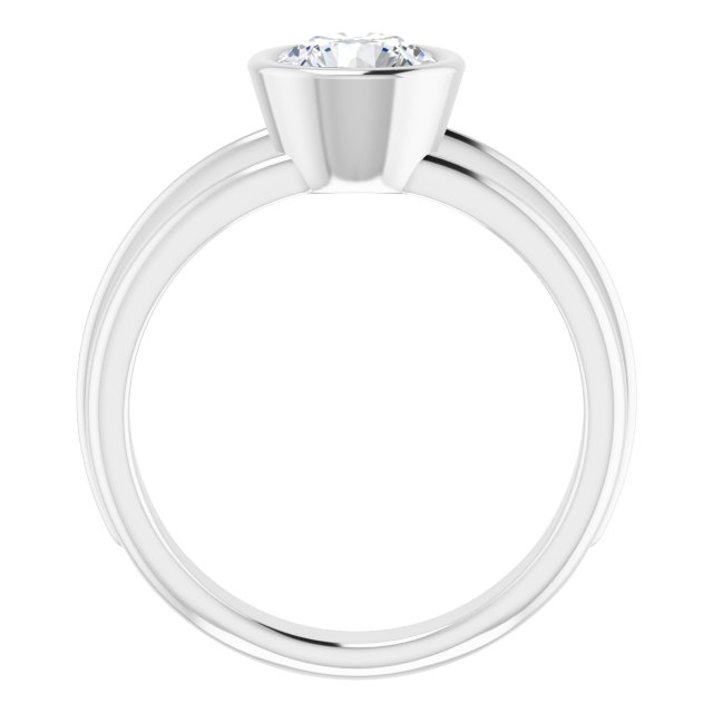 1.00 carat Round Diamond GH/VS2+ Classic Solitaire Engagement Ring in 14KW | ViewB_4 1.00 carat Round Diamond GH/VS2+ Classic Solitaire Engagement Ring in 14KW | ViewB_4