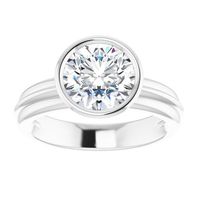 2.00 carat Round Lab-Grown GH/VS2+ Classic Solitaire Engagement Ring in 14KW | ViewS 2.00 carat Round Lab-Grown GH/VS2+ Classic Solitaire Engagement Ring in 14KW | ViewS