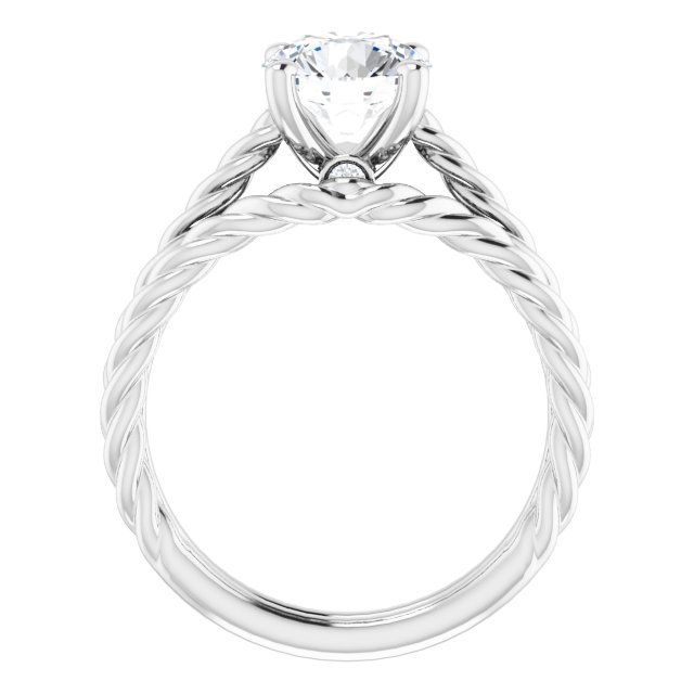 1.54 carat Round Lab-Grown GH/VS2+ Twisted Solitaire Engagement Ring in PLAT | AllComponents_ViewB_4