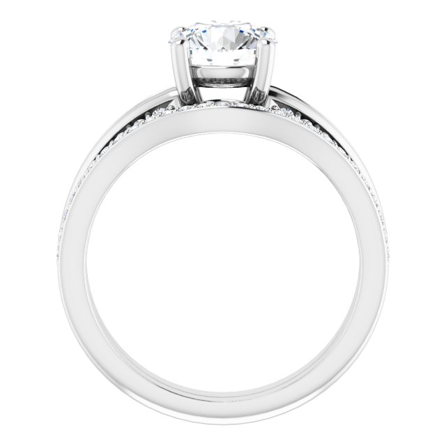 1.43 Round Lab-Grown GH/VS2+ Modern Sidestone Engagement Ring in PLAT | AllComponents_ViewB_4 1.43 Round Lab-Grown GH/VS2+ Modern Sidestone Engagement Ring in PLAT | AllComponents_ViewB_4