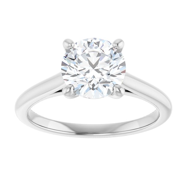 1.50 carat Round Lab-Grown GH/VS2+ Infinity Solitaire Engagement Ring in PLAT | ViewS 1.50 carat Round Lab-Grown GH/VS2+ Infinity Solitaire Engagement Ring in PLAT | ViewS