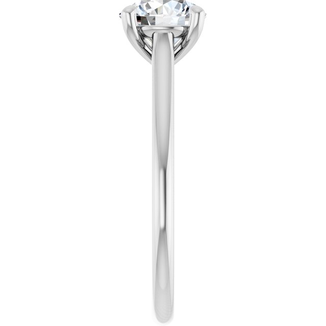 1.50 carat Round Lab-Grown GH/VS2+ Infinity Solitaire Engagement Ring in PLAT | ViewE 1.50 carat Round Lab-Grown GH/VS2+ Infinity Solitaire Engagement Ring in PLAT | ViewE