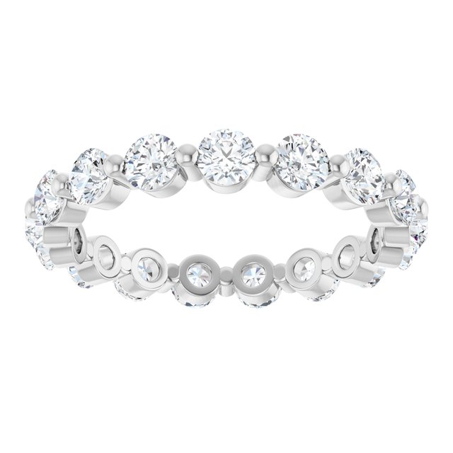 Modern 1.70 tcw Round Diamond EF/VS1+ Eternity Ring in PLAT | ViewS Modern 1.70 tcw Round Diamond EF/VS1+ Eternity Ring in PLAT | ViewS