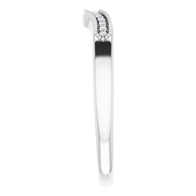 0.05 tcw Round Diamond D/VVS2+ Matching Band in 14KW | ViewE 0.05 tcw Round Diamond D/VVS2+ Matching Band in 14KW | ViewE
