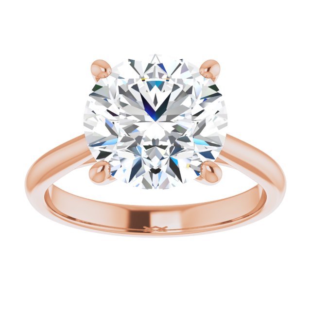 3.60 carat Round Lab-Grown EF/VS1+ Classic Solitaire Engagement Ring in 18KR | ViewS 3.60 carat Round Lab-Grown EF/VS1+ Classic Solitaire Engagement Ring in 18KR | ViewS
