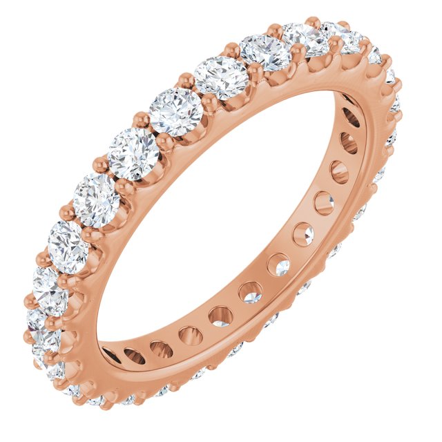 Classic 1.56 tcw Round Diamond GH/VS2+ Eternity Ring in 14KR | ViewA Classic 1.56 tcw Round Diamond GH/VS2+ Eternity Ring in 14KR | ViewA