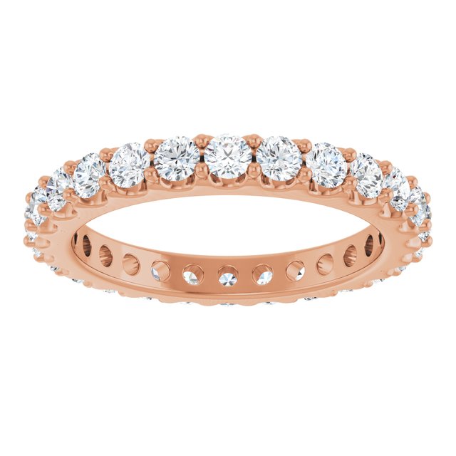 Classic 1.56 tcw Round Diamond GH/VS2+ Eternity Ring in 14KR | ViewS Classic 1.56 tcw Round Diamond GH/VS2+ Eternity Ring in 14KR | ViewS